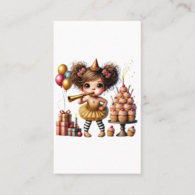 Carte D'appel Anniversaire de gnome drôle et excentrique (Devant)