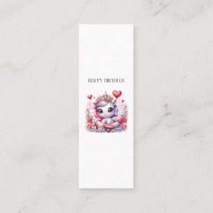 Carte D'appel Anniversaire de Licorne Pilote