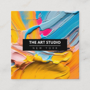 Carte D'appel Art Artiste Art Studio