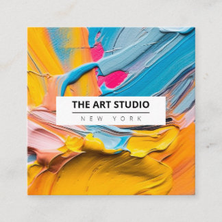 Carte D'appel Art Artiste Art Studio