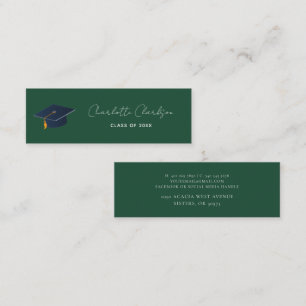 Carte D'appel Aspiration de remise de diplôme minimaliste modern