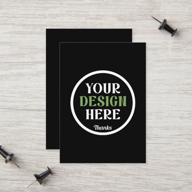 Carte D'appel baiser personnalisé, unique, élégant et minimalist (Devant/Arrière en situation)