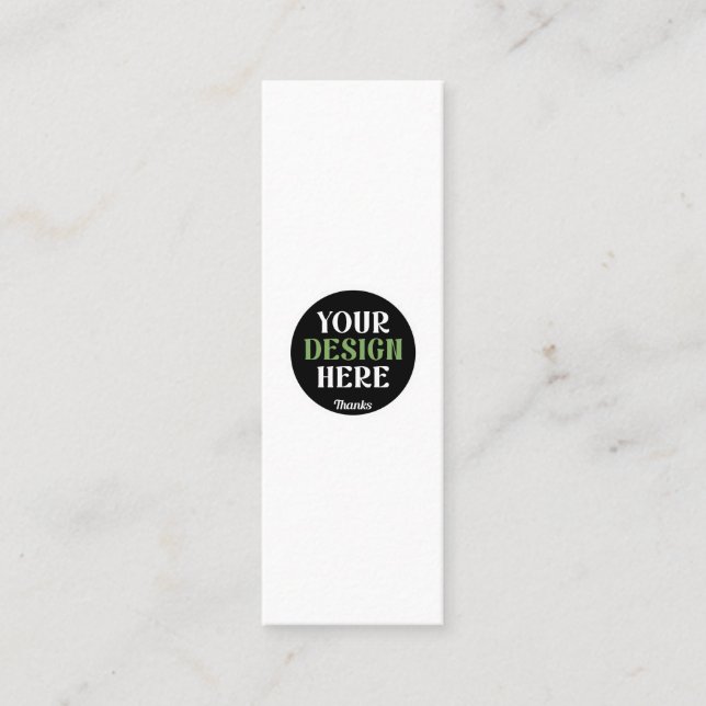 Carte D'appel baiser personnalisé, unique, élégant et minimalist (Devant)