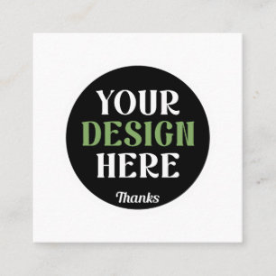 Carte D'appel baiser personnalisé, unique, élégant et minimalist