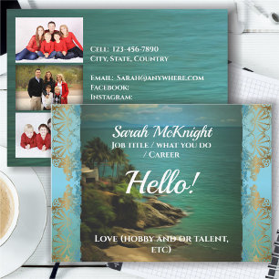 Carte D'appel Beach Dream Hello 0026