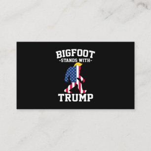 Carte D'appel Bigfoot soutient Trump Élections 2024