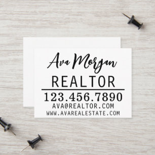 Carte D'appel Cadeau personnalisé pour agent immobilier