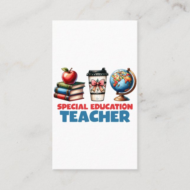 Carte D'appel Cadeau pour Enseignant | Enseignant en Éducation S (Devant)