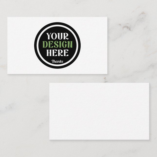 Carte D'appel Cadeaux d'appréciation d'employé de société à logo (Devant / Derrière)