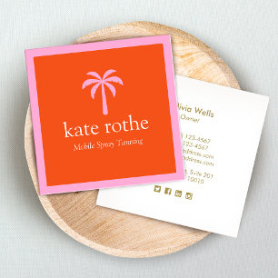 Carte D'appel Cal de bronzage en vaporisateur mobile Tropical Pi