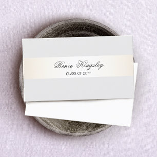 Carte D'appel Carnet de nom élégant