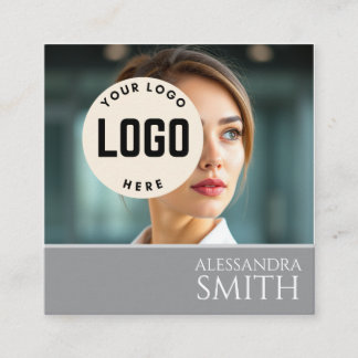 Carte D'appel Carré photo professionnel moderne simple professio