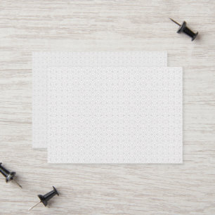 Carte D'appel Carreaux Géométriques Gris Clair