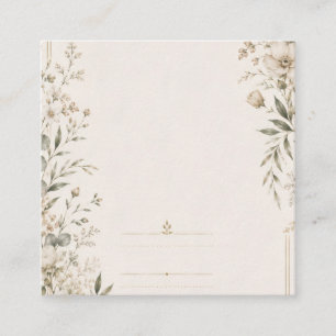 Carte D'appel Carton d'invitation de mariage Héritage avec Botan
