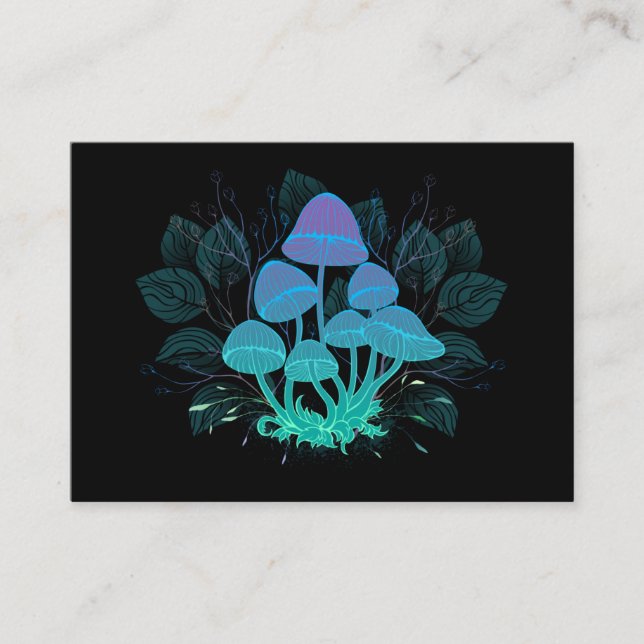Carte D'appel Champignons dans les buissons (Devant)