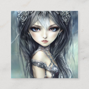 Carte D'appel Chibi Girl Knight