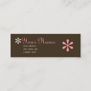 Carte D'appel Chocolat de mod et télécarte rose
