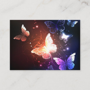Carte D'appel Clowing Night Butterflies