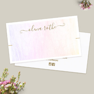 Carte D'appel Collier Bracelet Pastel Arc-en-ciel avec écran en