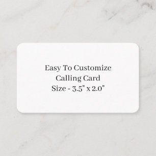 Carte D'appel Concevez votre propre 3,5" x 2,0"