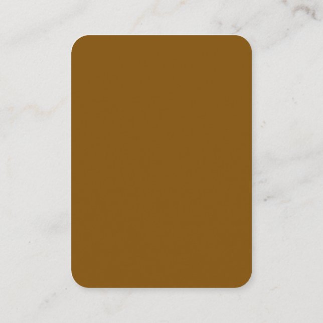 Carte D'appel Créez Votre Propre Brun (Dos)