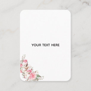 Carte D'appel Créez Votre Propre Floral 