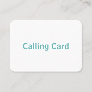Carte D'appel Créez votre propre modèle arrondi 8,9 cm x 6,4 cm