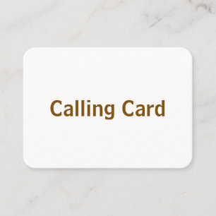 Carte D'appel Créez votre propre modèle arrondi 8,9 cm x 6,4 cm
