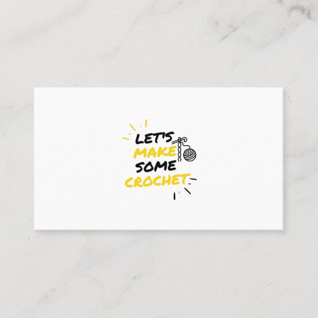 Carte D'appel Crochet (Devant)