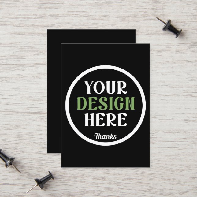 Carte D'appel custom, unique, sleek & minimalist hershey®'s kiss (Devant/Arrière en situation)