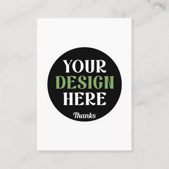 Carte D'appel custom, unique, sleek & minimalist hershey®'s kiss (Devant)