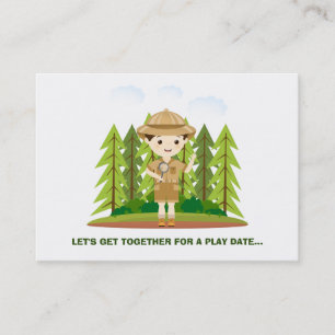 Carte D'appel Date de lecture de Little Explorer