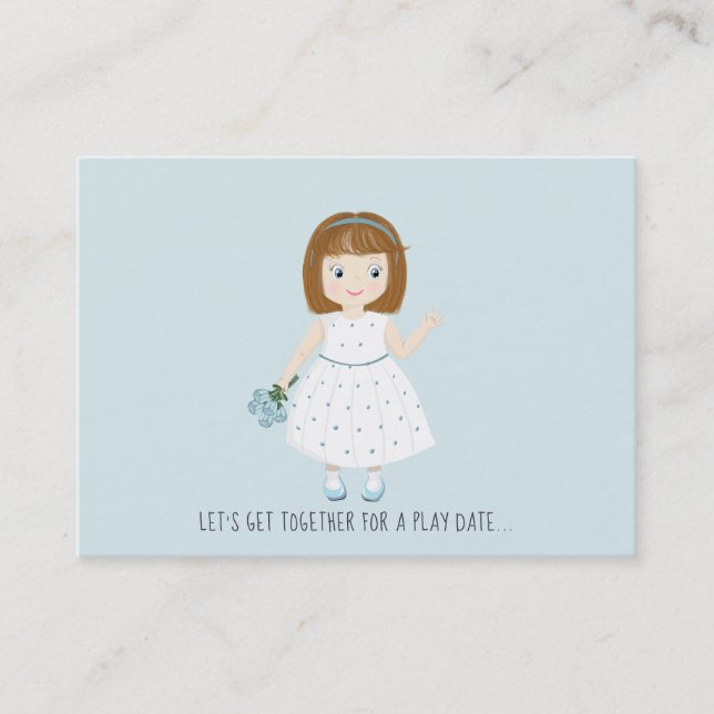 Carte d'appel de la date d'anniversaire du petit F (Devant)
