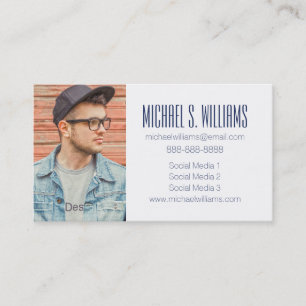 Carte D'appel Diplôme photo  Cristaux de glace bleus Abstraits