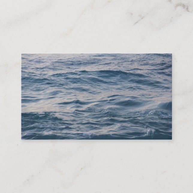Carte D'appel Eau de mer de près  (Devant)