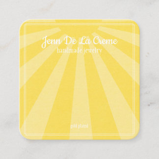 Carte D'appel Écran de bijoux Sunshine Sky à impression blanche