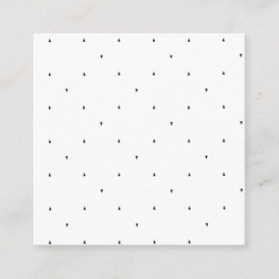 Carte D'appel Ensemble de dossiers à motif triangulaire minimali