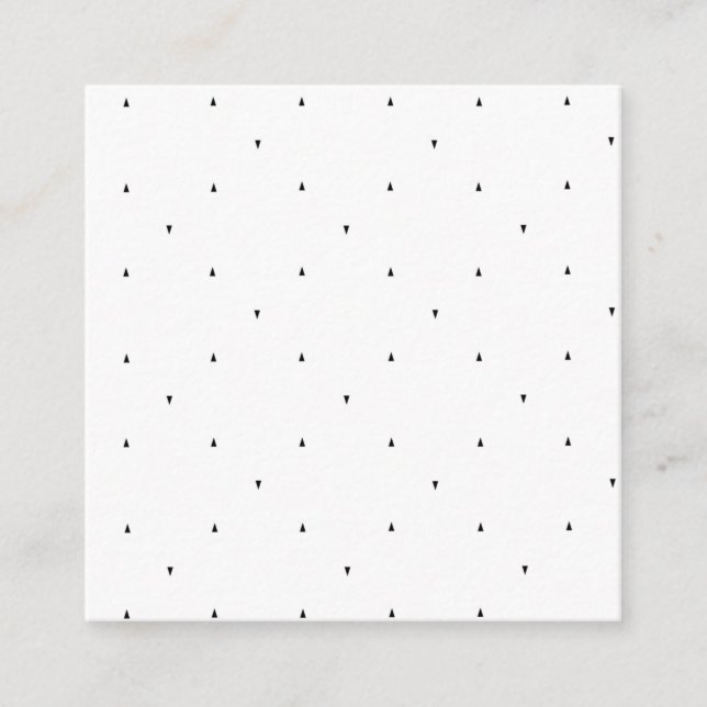 Carte D'appel Ensemble de dossiers à motif triangulaire minimali (Devant)