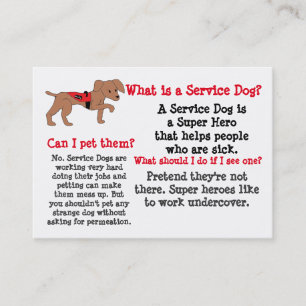 Carte D'appel Entretenez l'information de chien pour des enfants