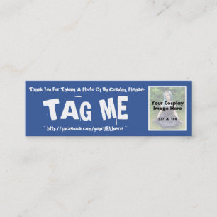 Carte D'appel Étiquetez mes photos de Cosplay sur Facebook