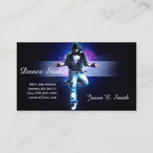 Carte D'appel Exemple de Studio Card-Dance d'appel classique