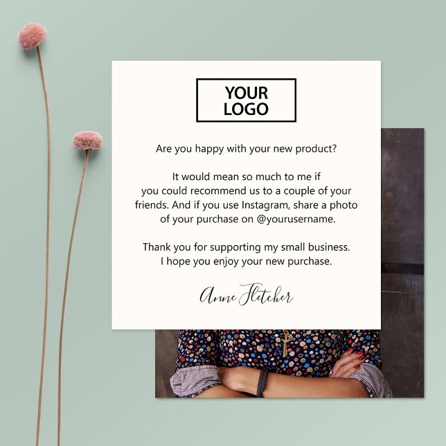 Carte D'appel Fidélité du client et recommandation Ajouter une p (Créateur téléchargé)