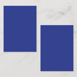 Carte D'appel Fond uni bleu foncé   Design minimaliste audacieux