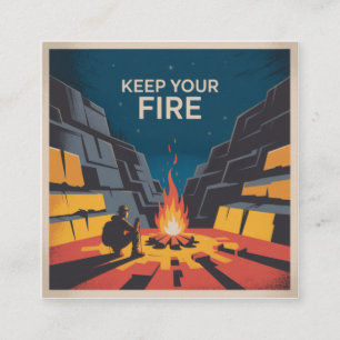 Carte D'appel Gardez Votre Feu