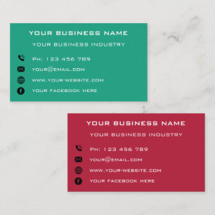 Carte D'appel Informations professionnelles personnalisées Entre