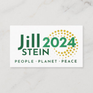 Carte D'appel Jill Stein People Planète Campagne de paix