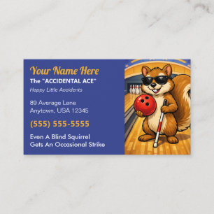 Carte D'appel Joueur de quille de ligue « The Accidental Ace » S