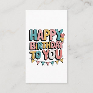 Carte D'appel Joyeux Anniversaire Bulles