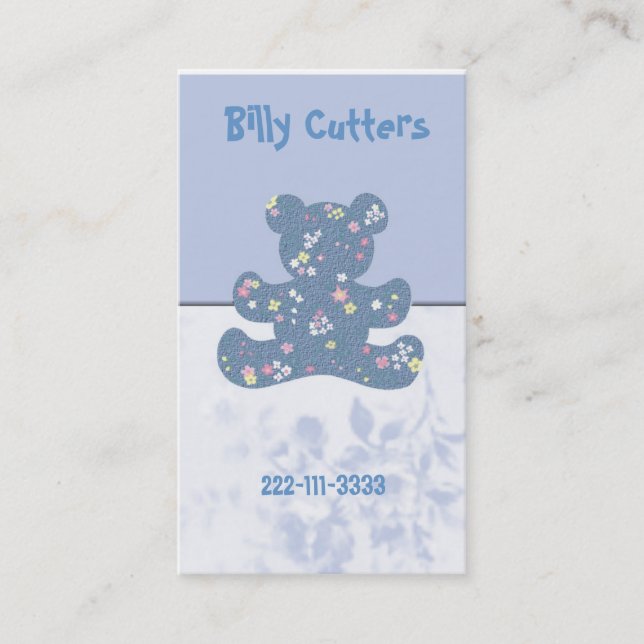 Carte D'appel La télécarte des enfants d'ours de nounours de (Devant)