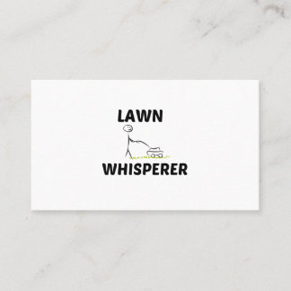 CARTE D'APPEL LAWN WHISPERER